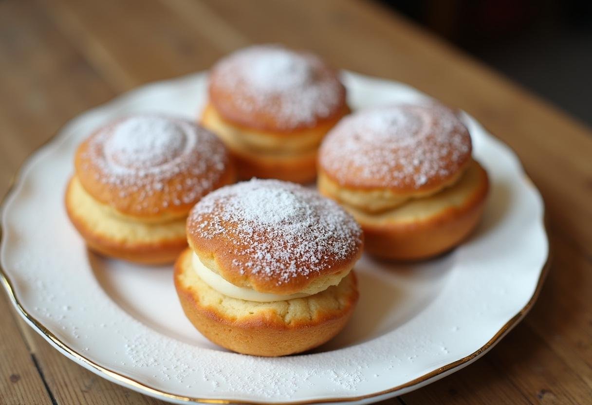 Financiers aux Amandes dorés, prêts à être dégustés.