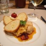 Finished Foie Gras Mi-Cuit served on a plate, perfect for gourmet dining.