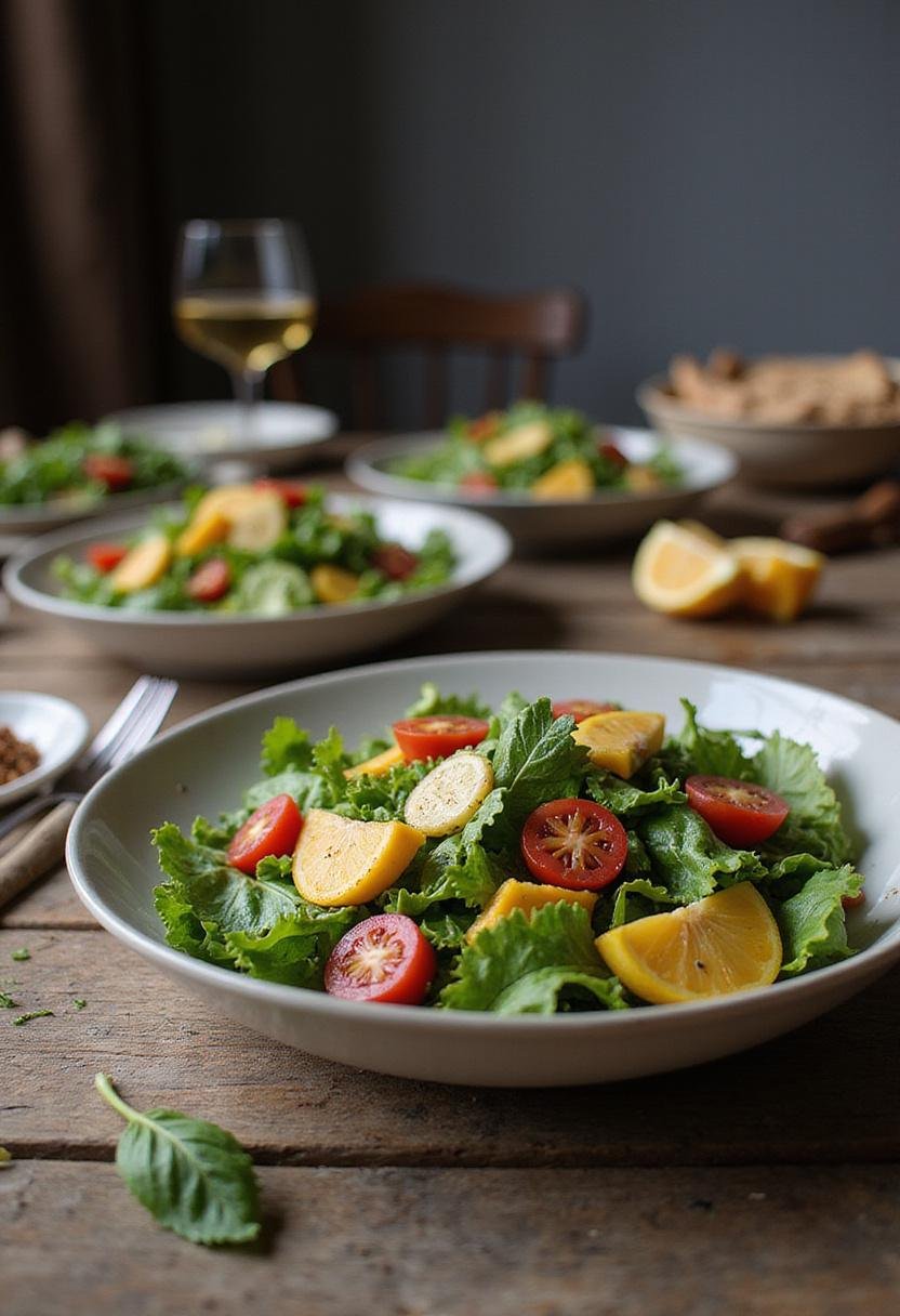 Final presentation of Salade Lyonnaise Savoureuse, showcasing its delicious ingredients.
