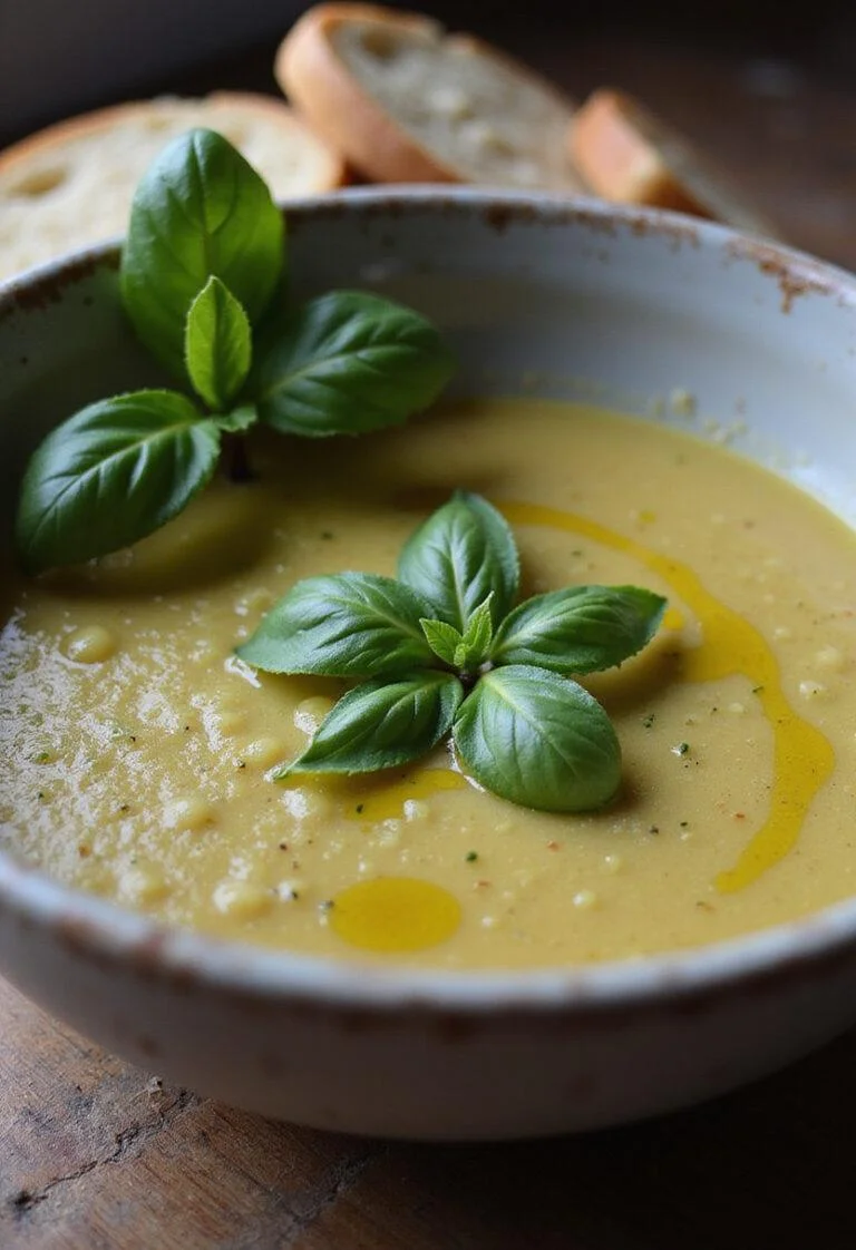 Delicious Soupe au Pistou Aromatique served in a bowl, perfect for a comforting meal.