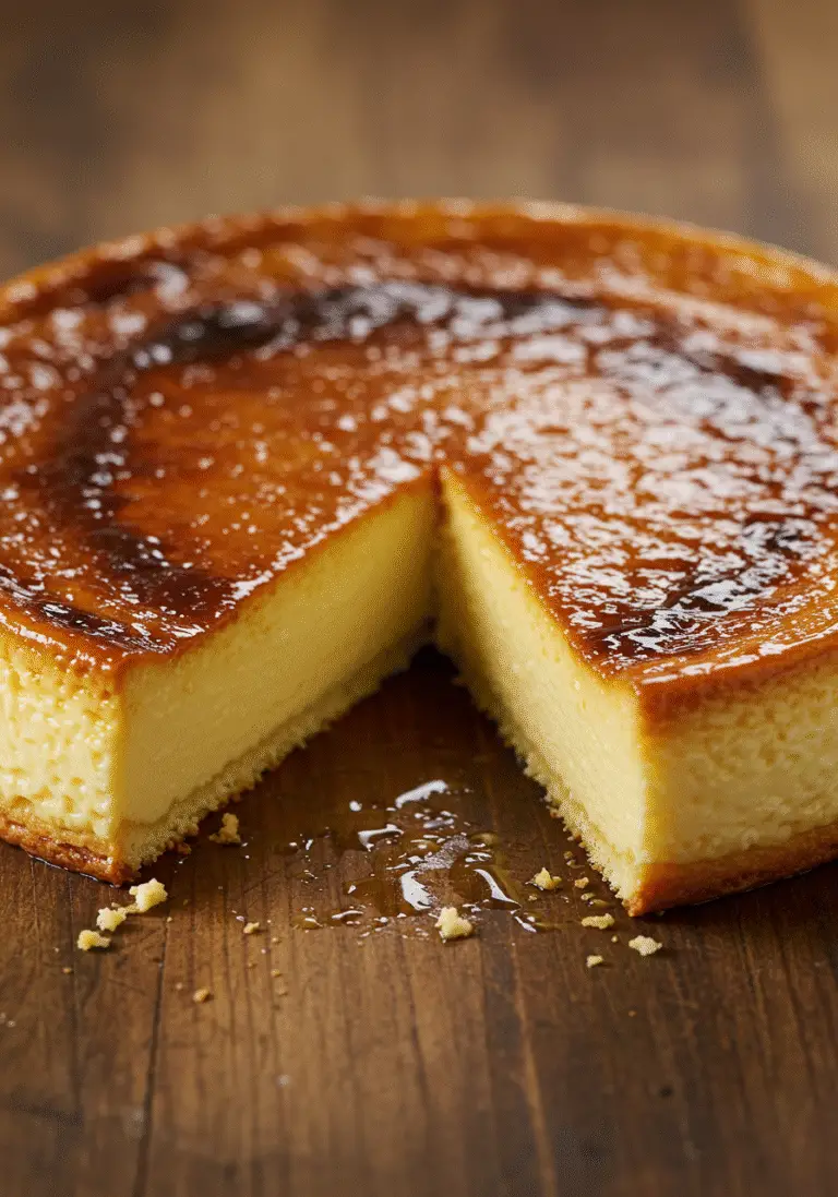Delicious Flan Pâtissier Vanillé, perfectly baked and displayed, ideal for dessert.