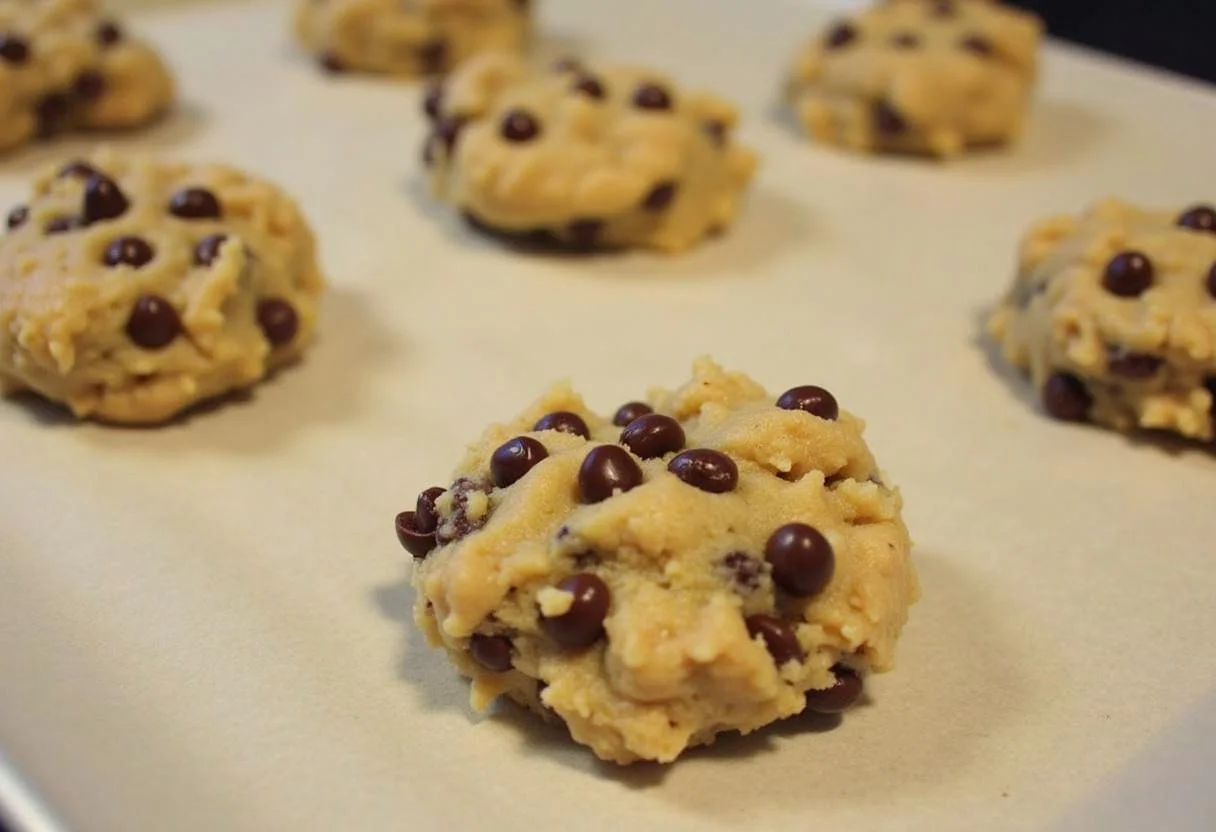 Incorporer des pépites de chocolat et des noix à la pâte pour ajouter du goût aux cookies flocons d'avoine raisins.