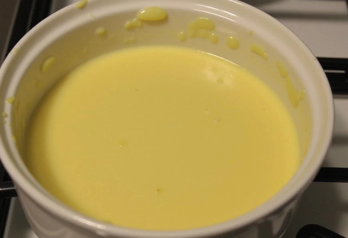 Mixage du velouté de poireaux dans le Thermomix pour obtenir une texture lisse et crémeuse, prête à être servie dans des assiettes.