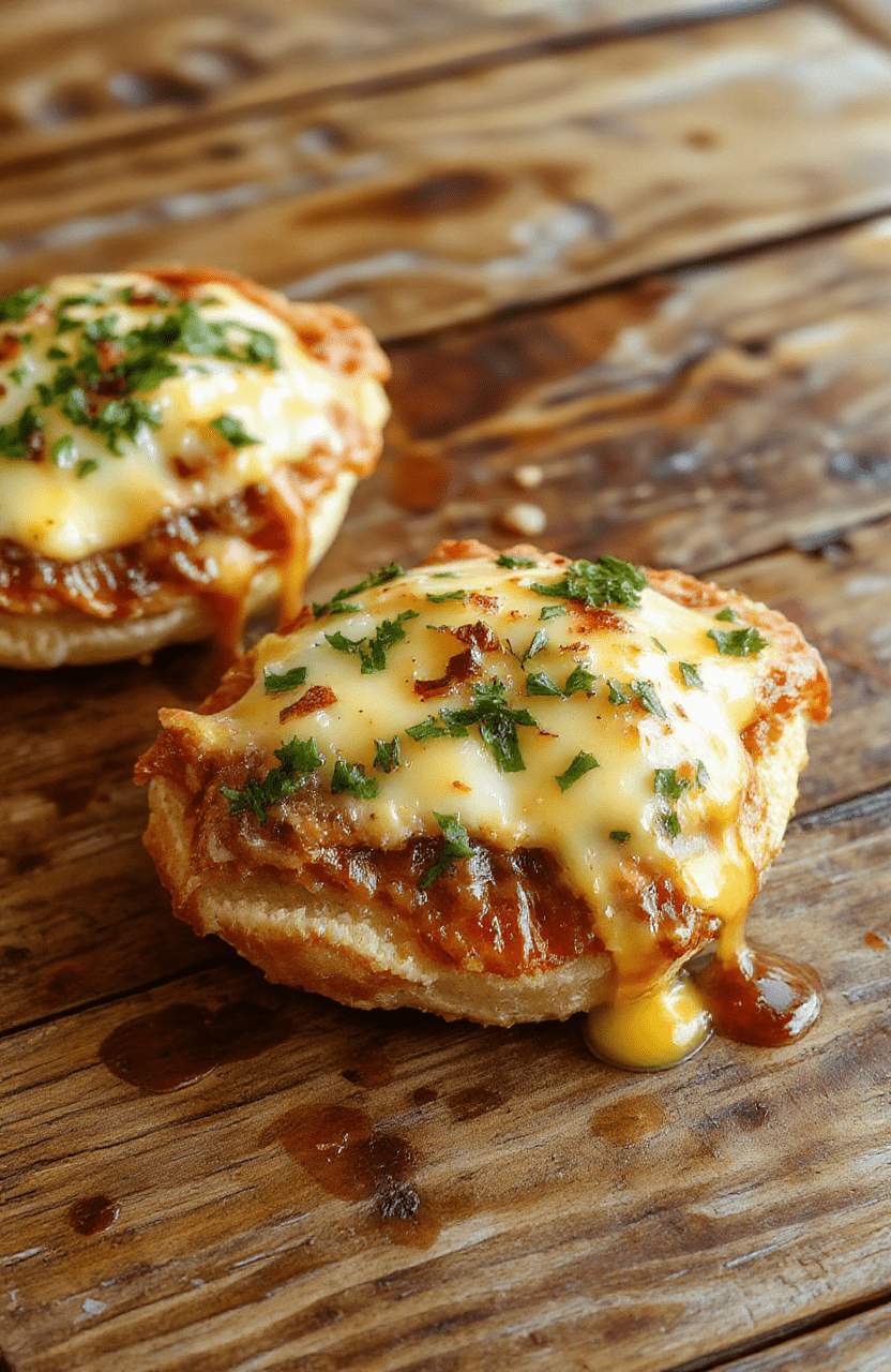 Golden puff pastry topped with a perfectly cooked fried egg, melted cheese, and ham slices, arranged neatly on a white plate with fresh herbs, styled with a rustic wooden background, showcasing a crispy, flaky texture and visually appealing presentation.