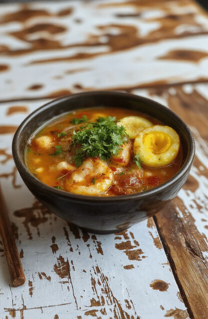 A vibrant bowl of vegan ramen noodles topped with colorful vegetables, sliced green onions, and sesame seeds, with a rich, steaming broth, styled with a rustic wooden spoon and chopsticks on a neutral-toned placemat