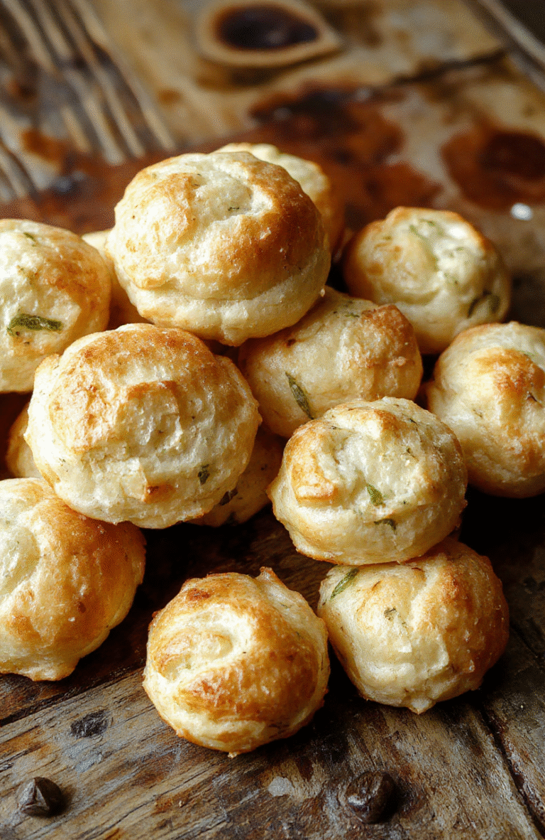 A plate of fluffy garlic rolls with golden crust, topped with fresh parsley and a hint of garlic butter, arranged elegantly on a rustic wooden board, steam gently rising, with a blurred background of a cozy kitchen setting.