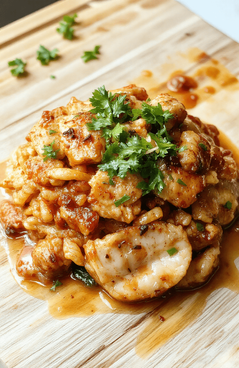 Colorful quick chicken ramen stir fry served in a shallow white bowl—tender sliced chicken, vibrant bell peppers, snap peas, and soft-boiled egg halves, all tossed with cooked ramen noodles and drizzled with glossy soy-ginger sauce, garnished with sesame seeds and green onions, on a light wooden surface.